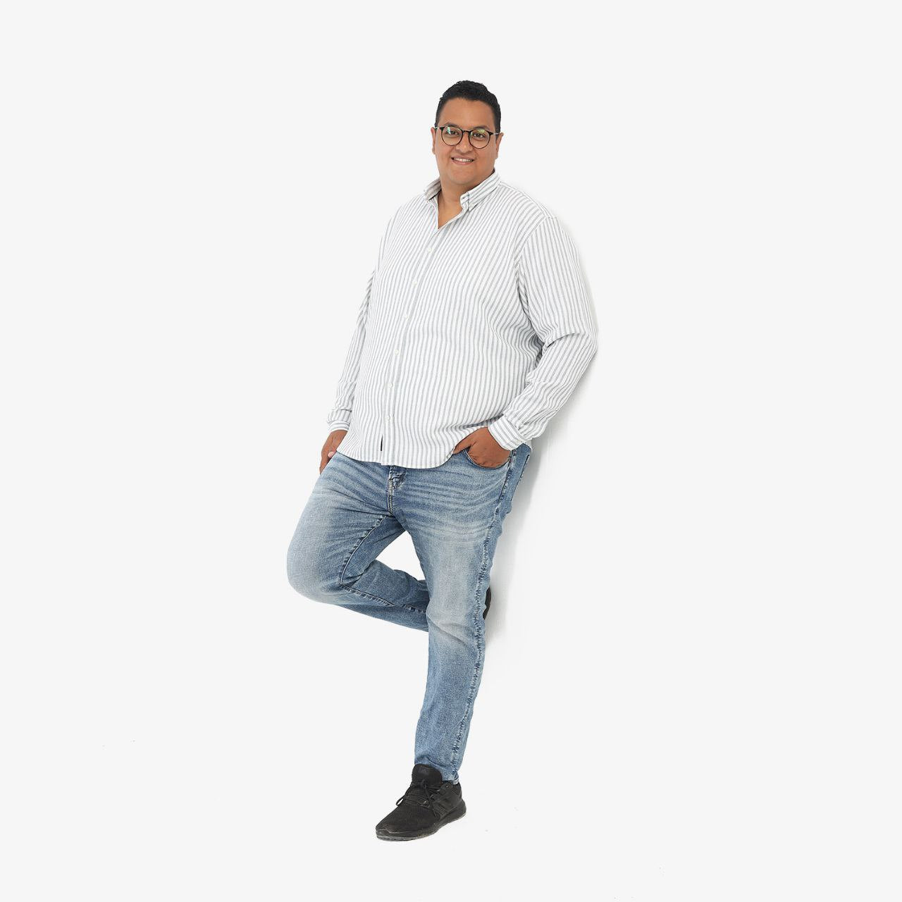قميص مقلم بسكوتة - منت