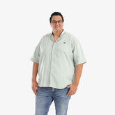 قميص كتان نص كم - منت