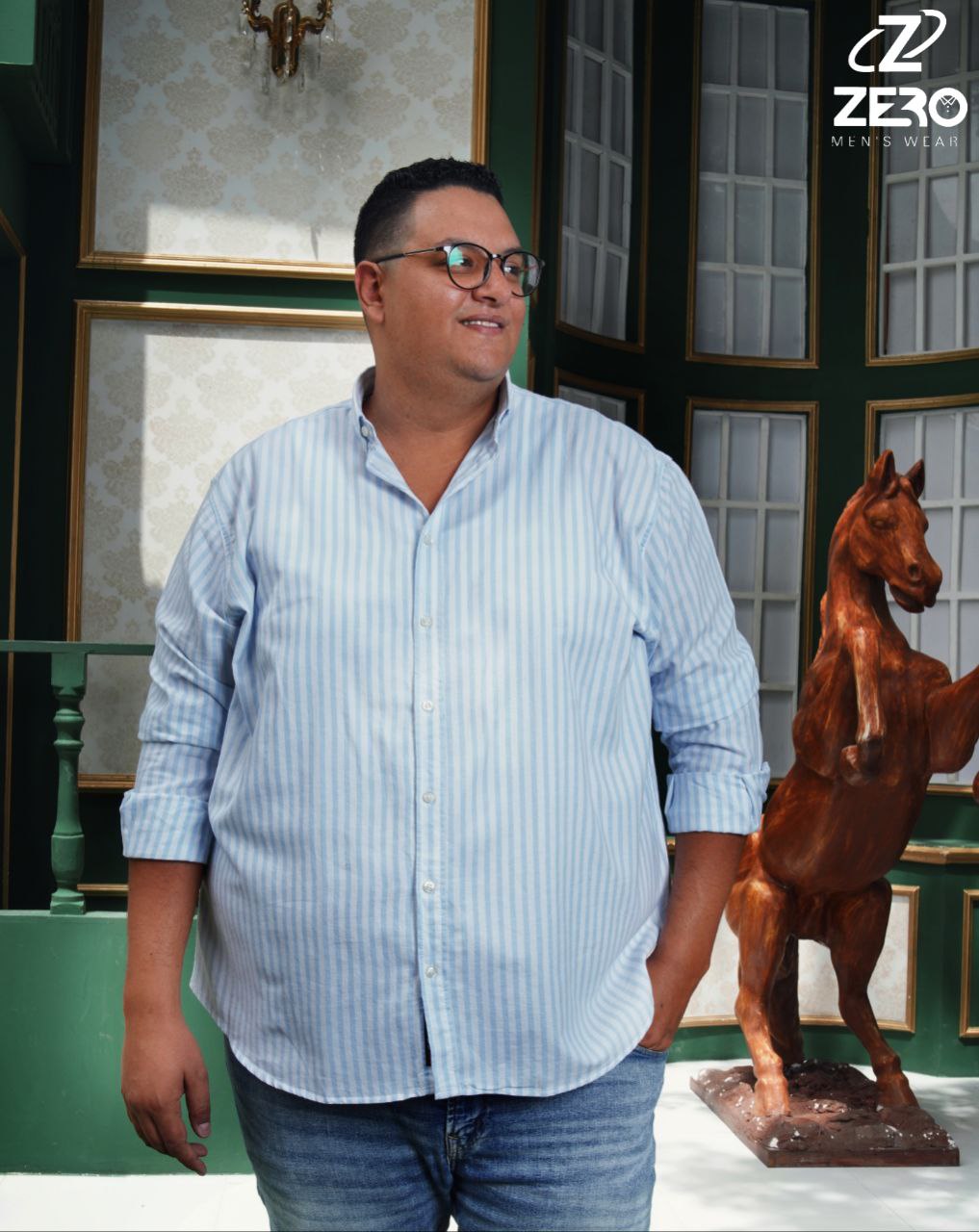 قميص مقلم بيكة - لبنى