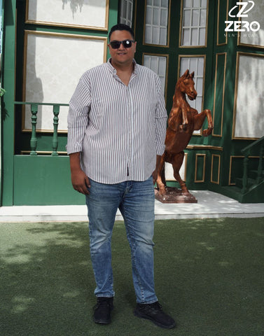 قميص مقلم بيكة - كافى