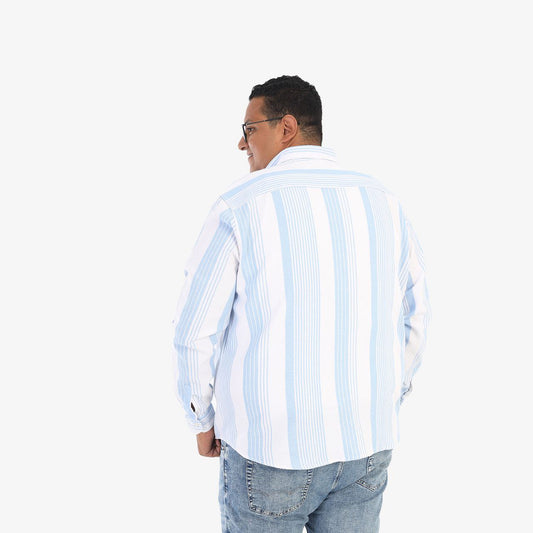 قميص مقلم بسكوتة - لبنى