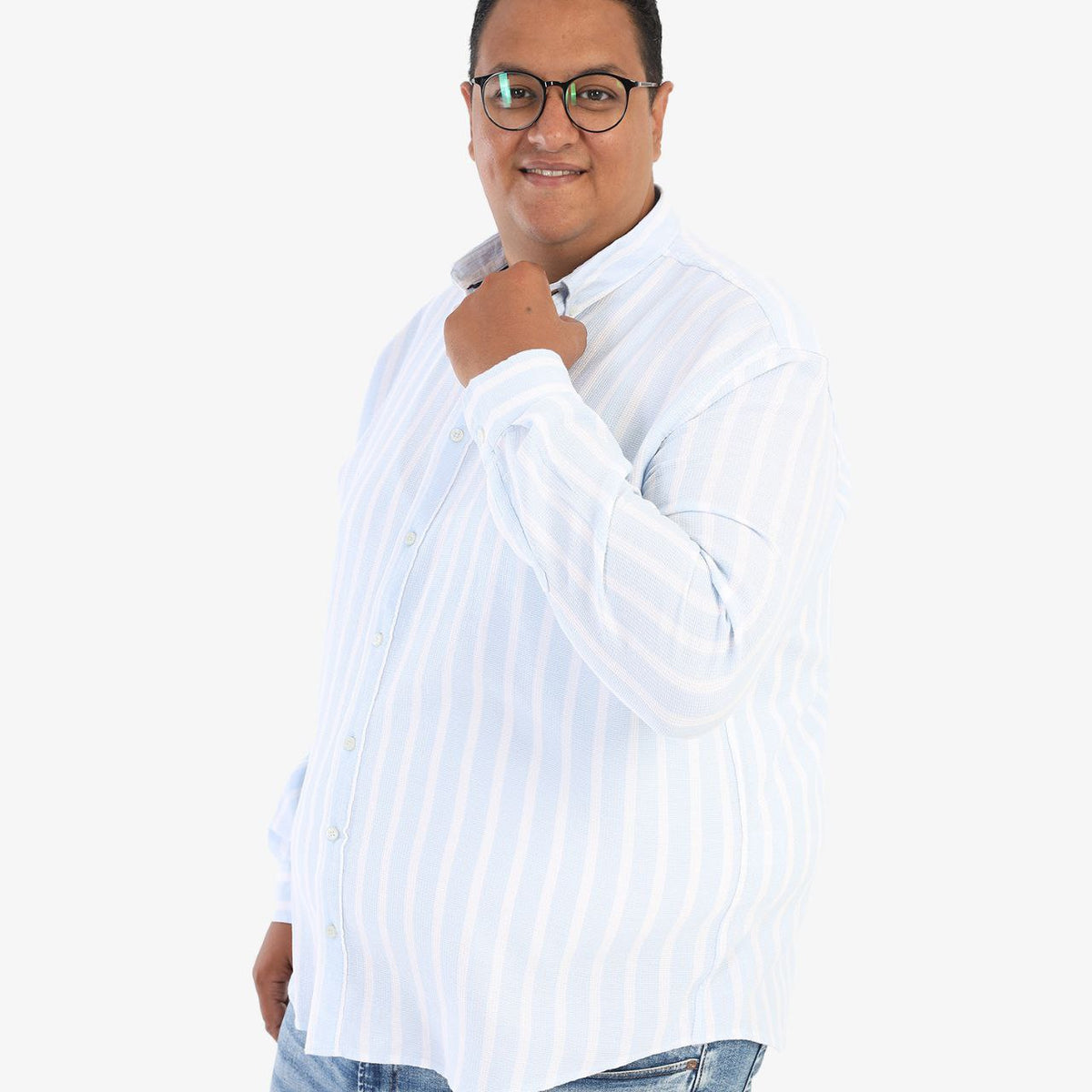 قميص مقلم بسكوتة - لبنى