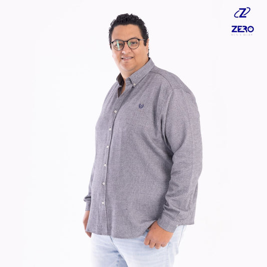 قميص بسكوتة - رصاصى