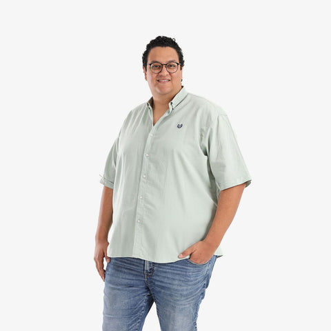 قميص كتان نص كم - منت