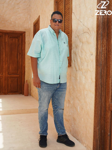 قميص كتان نص كم - اكوا