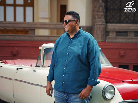 قميص كتان سادة - جنزارى