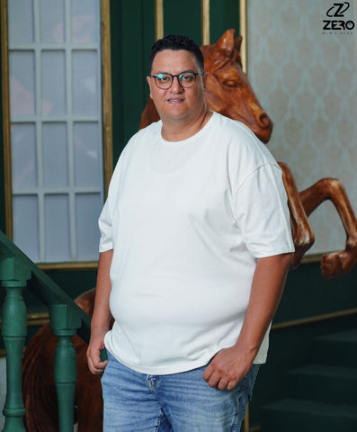 تيشرت بوليفار قطن - أبيض