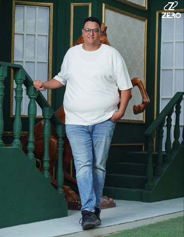 تيشرت بوليفار قطن - أبيض