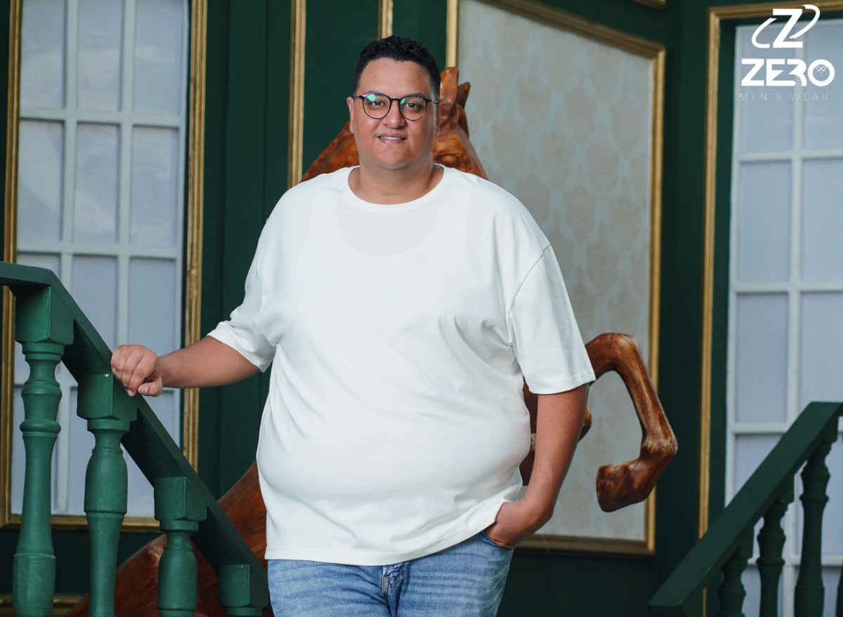 تيشرت بوليفار قطن - أبيض