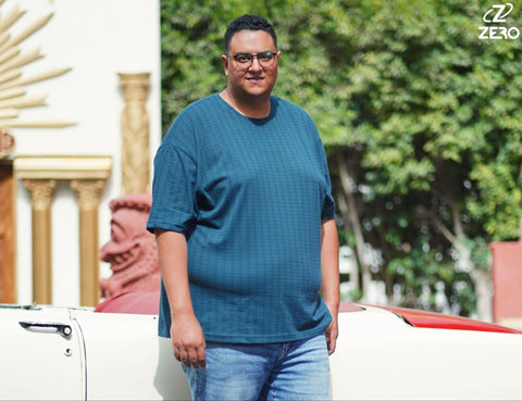 تيشرت بيكة مطبوع - جنزارى