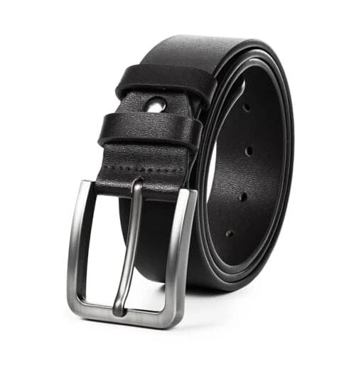 حزام جلد طبيعى - اسود